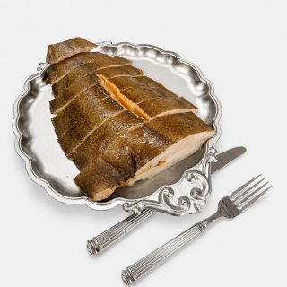 Палтус, холодного копчения, сыромороженый
