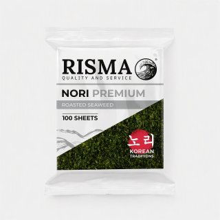 Водоросли сушеные Нори Risma 100 листов