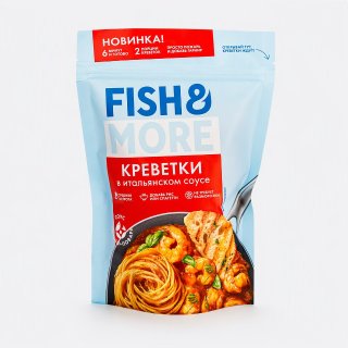 Креветки ваннамей в итальянском соусе